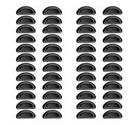 Ujjdwiurgh Lot de 24 paires de plaquettes de nez en silicone à coller sur les lunettes de soleil