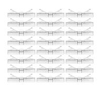 Ujjdwiurgh Lot de 24 pièges à ruches réutilisables en plastique transparent pour ruche