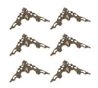 Ujjdwiurgh Lot de 24 protections d'angle vintage en métal pour album de scrapbooking