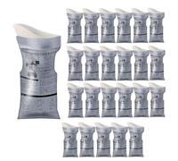 Ujjdwiurgh Lot de 24 sacs à urine jetables, 700 ml, mini toilettes d'urgence pour camping, voyage, urinoir