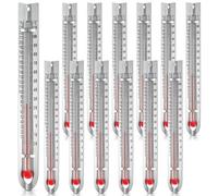 Ujjdwiurgh Lot de 24 thermomètres à double échelle en forme de V sans mercure pour fournitures scolaires pour étudiants