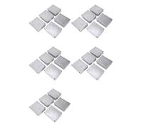 Ujjdwiurgh Lot de 25 boîtiers en aluminium pour pédale d'effets de guitare 1590BB