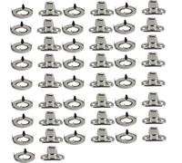 Ujjdwiurgh Lot de 25 boutons tournants de qualité marine pour fixation sur toile