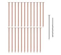 Ujjdwiurgh Lot de 25 clous en cuivre pour enlever les souches d'arbres