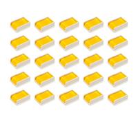 Ujjdwiurgh Lot de 25 colophanes blanches pour violon, alto, violoncelle, archet, instrument à cordes