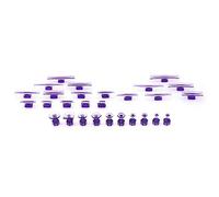 Ujjdwiurgh Lot de 28 outils de réparation de tôle concave-convexe pour réparation sans couture de fosse, ventouse, joint de grêle, tirette facile à installer