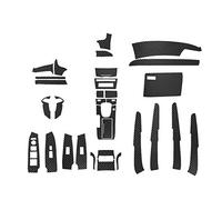 Ujjdwiurgh Lot de 29 garnitures intérieures de voiture en fibre de carbone pour Accord 2008-2012