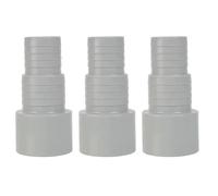 Ujjdwiurgh Lot de 3 adaptateurs de tuyau de pompe de piscine - Connecteur de buse de tuyau de 50 mm pour tuyaux intérieurs de 32/38 mm