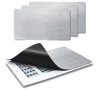 Ujjdwiurgh Lot de 3 aimants extra puissants pour grille d'aération de maison, registres de sol, plafond, mur, climatisation, CVC - Argenté 20,3 x 30,5 cm