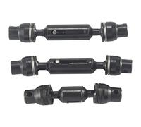 Ujjdwiurgh Lot de 3 arbres d'entraînement en métal CVD pour B16 B36 Q60 Q63 Q64 MN77 FY004 6WD 1/16 RC Pièces de mise à niveau de voiture, 2