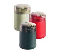 Ujjdwiurgh Lot de 3 boîtes de rangement automatiques pour cure-dents, 6 x 8,5 cm