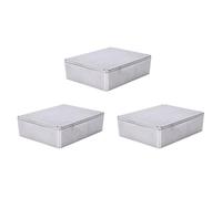 Ujjdwiurgh Lot de 3 boîtiers en aluminium pour pédale d'effets de guitare 1590BB