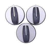 Ujjdwiurgh Lot de 3 boutons universels pour brûleurs de four, interrupteur rotatif de contrôle pour cuisinière à gaz