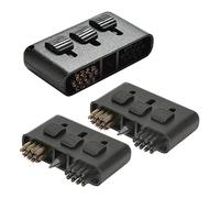 Ujjdwiurgh Lot de 3 brosses de nettoyage pour club de golf, putter, cale, balle de golf, chaussures pour golfeur