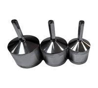 Ujjdwiurgh Lot de 3 brosses de nettoyage pour perceuse en métal - Pour perceuse électrique - 15 + 22 + 28 mm