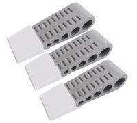 Ujjdwiurgh Lot de 3 Butées de Porte pour le Bas de la Porte, Cale-Porte en Caoutchouc avec Support, Support de Porte pour Maintenir la Porte Ouverte