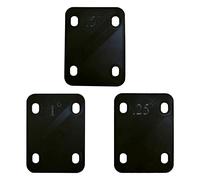 Ujjdwiurgh Lot de 3 cales de manche de guitare 0,25°, 0,5° et 1° degrés pour guitare et manche de rechange à boulonner
