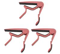 Ujjdwiurgh Lot de 3 capodastres à pince pour guitare acoustique électrique classique (rose)