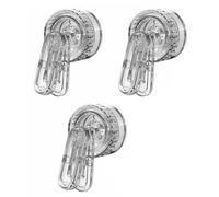 Ujjdwiurgh Lot de 3 clips de rangement rotatifs à ventouse pour accrocher des accessoires de bureau à domicile (B)