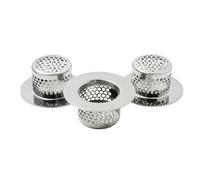 Ujjdwiurgh Lot de 3 couvercles de vidange de baignoire, filtre d'évier de salle de bain, attrape-cheveux pour baignoire, lavabo, A