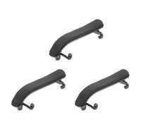 Ujjdwiurgh Lot de 3 épaulières pour violon 4/4 entièrement réglables en hauteur et en angle Noir