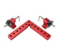 Ujjdwiurgh Lot de 3 fixations à angle droit pour le travail du bois 100 mm