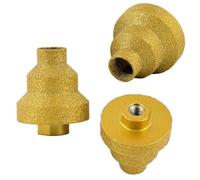 Ujjdwiurgh Lot de 3 Forets Étagés 20-35-50 mm, Fraise à Cannelure Droite, Ouvre-Trou pour Métal et Marbre, Outil de Travail Du Bois