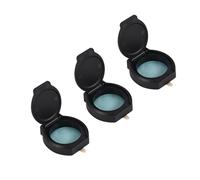 Ujjdwiurgh Lot de 3 housses de protection pour objectif d'appareil photo, anti-poussière et protection de la vie privée et de la sécurité