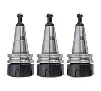 Ujjdwiurgh Lot de 3 mandrins de serrage en métal ISO30 ER32 50 G2.5 24000 tr/min CNC porte-outils