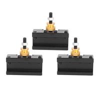 Ujjdwiurgh Lot de 3 mini outils de tour à changement rapide (1/4-1/2"), ensemble de supports CNC pour alésage/tournage/face