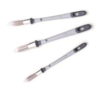 Ujjdwiurgh Lot de 3 petits pinceaux pour murs, retouches, plinthes, coins muraux de maison