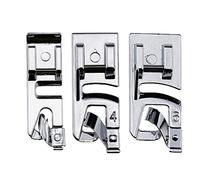 Ujjdwiurgh Lot de 3 pieds presseurs pour ourlet roulé étroit pour machine à coudre