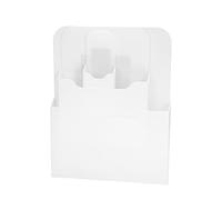 Ujjdwiurgh Lot de 3 porte-documents magnétiques de grande taille pour tableau blanc de classe, bureau, réfrigérateur, casier (L, M et )