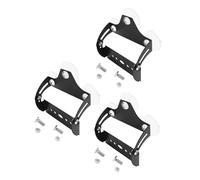 Ujjdwiurgh Lot de 3 supports de fixation pour pare-brise de voiture et camion - Transparent - Ventouse pour barre lumineuse stroboscopique LED