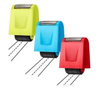 Ujjdwiurgh Lot de 3 tampons encreurs à rouleau pour enseignant avec lignes pointillées