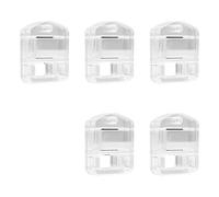 Ujjdwiurgh Lot de 30 bobines de fil à broder en acrylique transparent