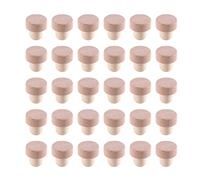 Ujjdwiurgh Lot de 30 bouchons en bois réutilisables en forme de T pour bouteille de vin