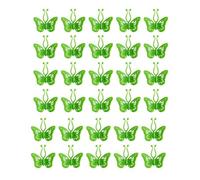 Ujjdwiurgh Lot de 30 boucles de fixation autocollantes pour mur d'escalade papillon pour jardinage intérieur