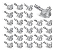 Ujjdwiurgh Lot de 30 Chevilles D'Étagère pour Pièce 131372, en Alliage de Zinc de Qualité Supérieure, Compatibles avec les Armoires et Étagères en Bois.