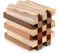 Ujjdwiurgh Lot de 30 ébauches en bois exotique pour tournage de stylos, loisirs créatifs, 12,7 x 1,9 x 1,9 cm