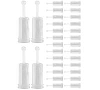 Ujjdwiurgh Lot de 30 filtres universels jetables HVLP à mailles fines Blanc