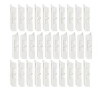 Ujjdwiurgh Lot de 30 paires de loquets inclinables à clipser pour fenêtre coulissante Accessoires de fenêtre de maison