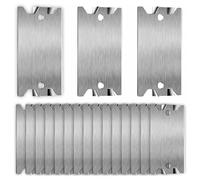 Ujjdwiurgh Lot de 30 plaques à ongles pour la protection des tuyaux et du câblage - Protection essentielle des ongles pour projets de construction