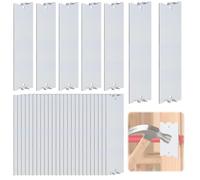Ujjdwiurgh Lot de 30 protections de fils de câble de 15,2 x 3,8 cm pour clous en bois avec pointe pour la protection du câblage