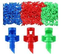 Ujjdwiurgh Lot de 300 buses de pulvérisation 90/180/360 degrés - Mini arroseurs à anneau d'irrigation - Buse d'émetteurs d'irrigation - Facile à utiliser - Fabrication soignée