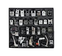 Ujjdwiurgh Lot de 32 accessoires de machine à coudre pour store tricoté et repriser - Convient à la plupart des machines à coudre