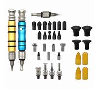 Ujjdwiurgh Lot de 34 outils de réparation de bosses de voiture - Outil de réparation de bosses - Kit de marteau - En tôle non peinte