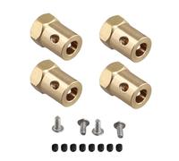 Ujjdwiurgh Lot de 4 adaptateurs hexagonaux en laiton de 5 mm à 12 mm pour B14 B16 C14 C24 MN D90 D91 MN99S RC