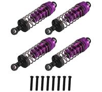 Ujjdwiurgh Lot de 4 amortisseurs métalliques pour 124019 124018 144001 RC Pièces de rechange Accessoires de mise à niveau