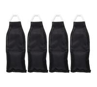 Ujjdwiurgh Lot de 4 ancrages de lit pour camion Buddiez Ez - Sangles à cliquet amovibles - Utilitaires pour camions à plateau